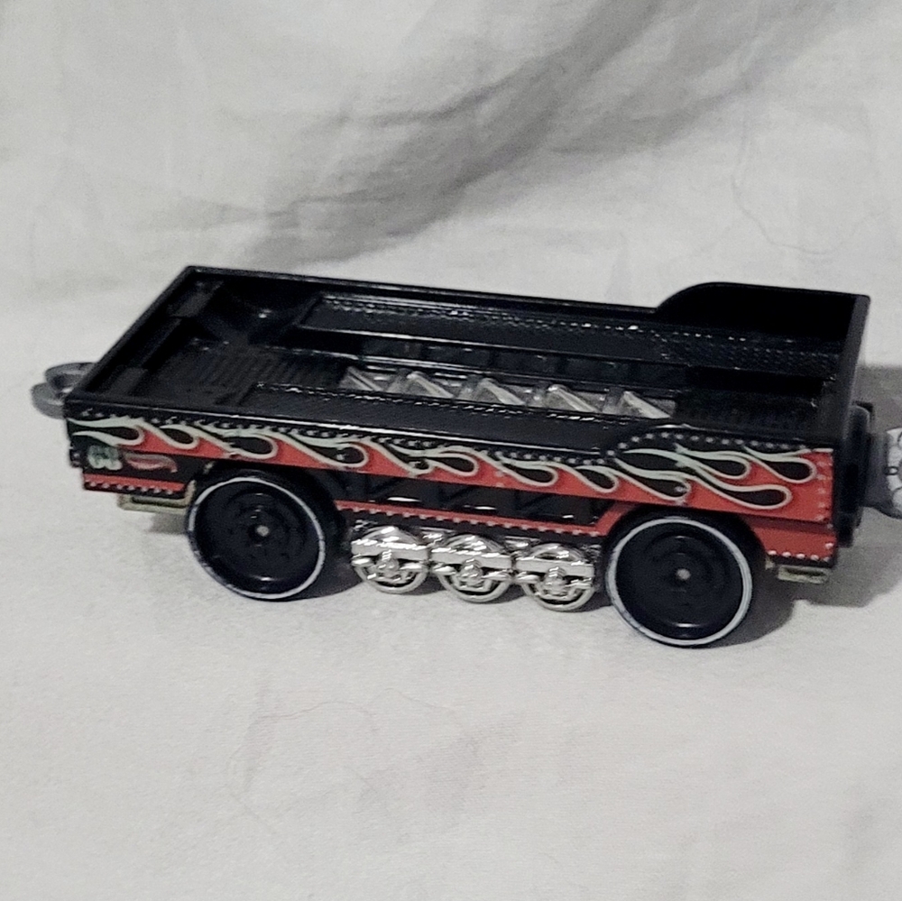 Rare Hot Wheels Rapid Transit Black Super Steamliner Train Tender Car